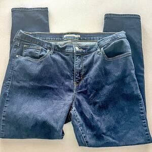 Levi's 311 Shaping Skinny Jeans Dark Wash 18W M Women's Slim Fit Jeans